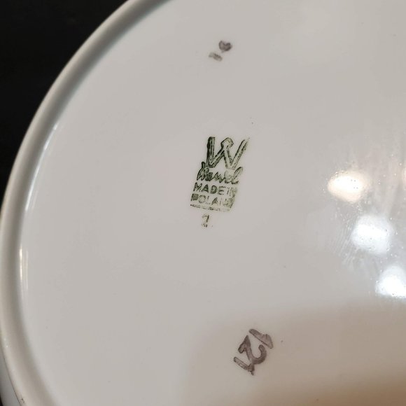 Wawel Coupe Soup Bowl in the Meissen Flower design, made in Poland - Picture 4 of 8